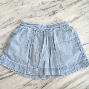 EUC Cat & Jack denim skort with pockets